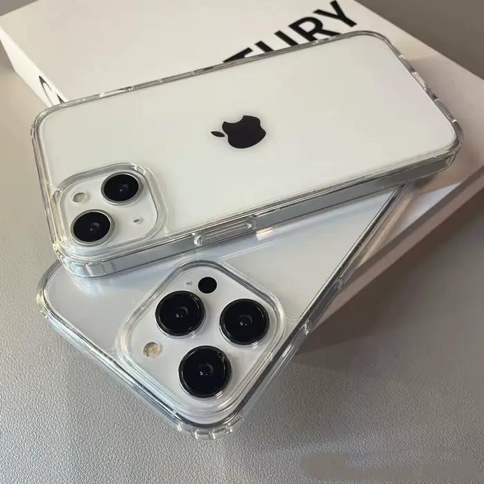 Coque de téléphone de luxe en acrylique souple et Transparent