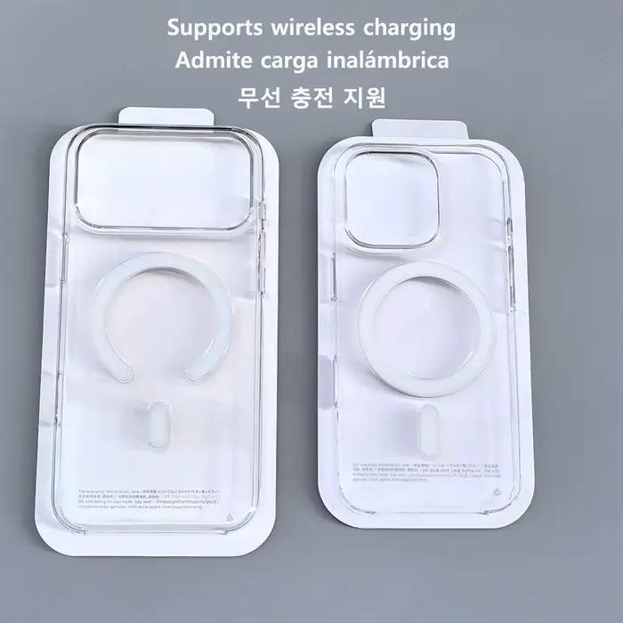 Coque de téléphone magnétique transparente originale