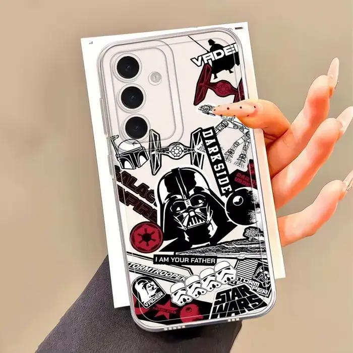 Cool Star war Samsung Galaxy A57 A14 A16 A56 A55 A25 A51 A54 A15 A36 A37 A52 A52 A17 A34 A35 A26 A24 Coque de téléphone