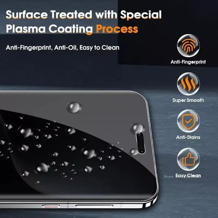 [2 +2] 2 films de protection hydrogel de confidentialité et 2
