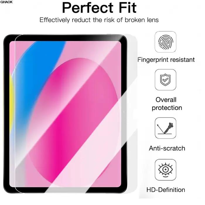 Pour IPad A16 11th 2025 protecteurs d'écran incassables en verre trempé