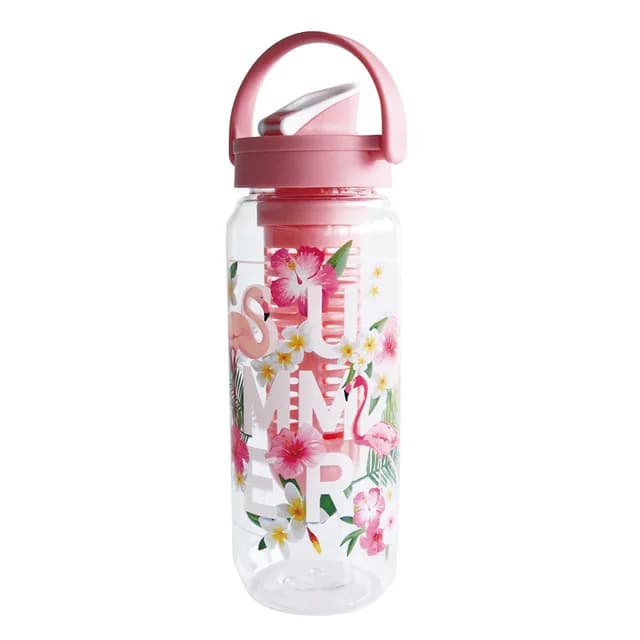 Bouteille d'eau portable en plastique haute capacité, infuseur de jus de citron et de fruits, bouill
