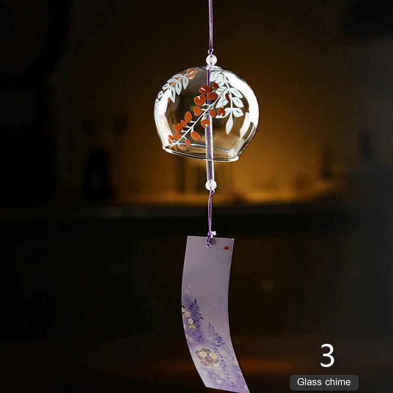 Carillons éoliens japonais en verre fait à la main, décoration de maison, Spa, cuisine, bureau, orne