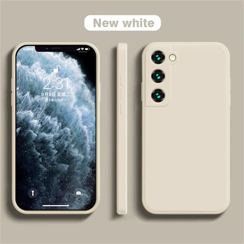 Coque carrée en Silicone liquide pour Samsung Galaxy A14 A24 A34 A54 A16 A06 A26 A36 A56 A05 A05S A1
