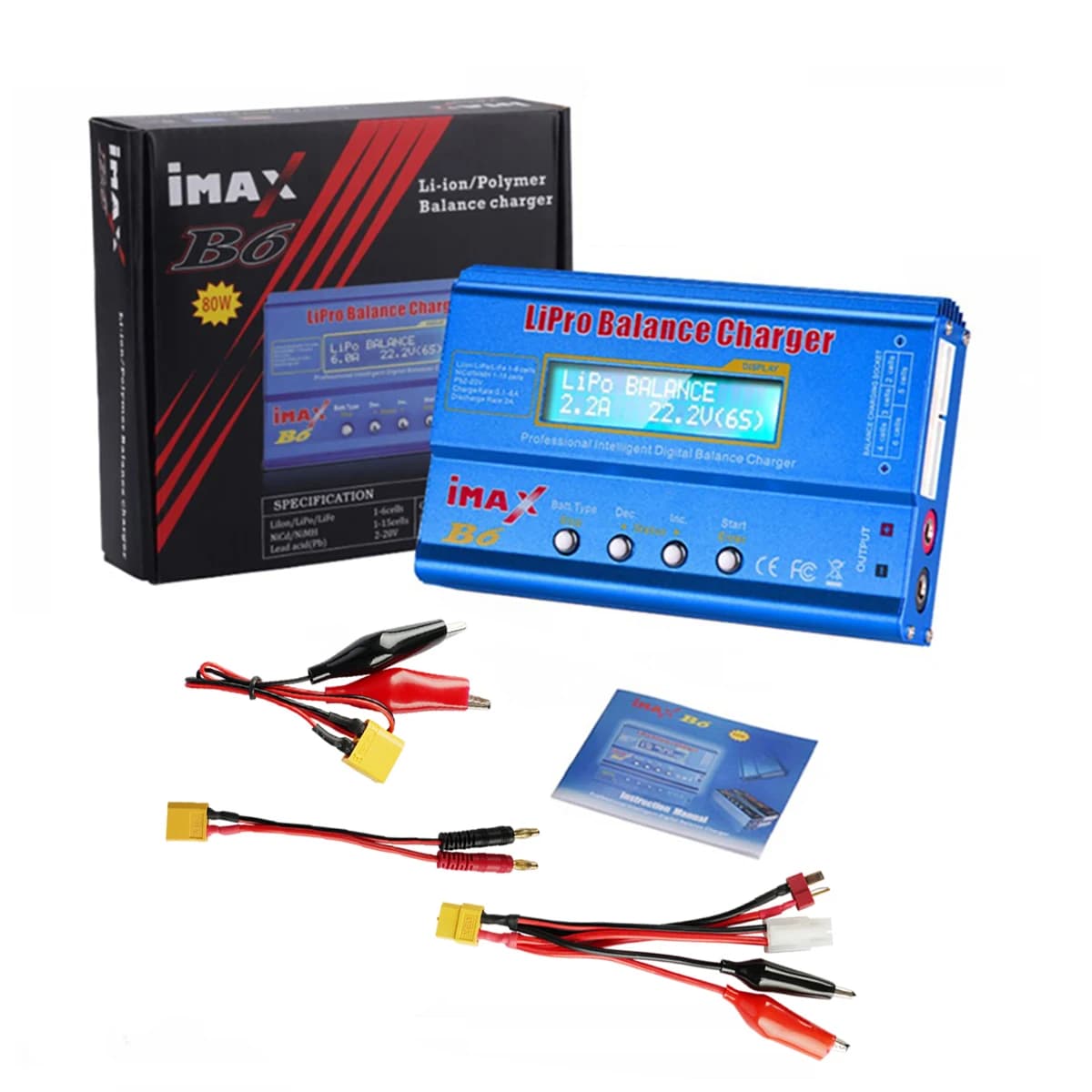 HTRC iMAX B6 80W RC chargeur pour Lipo NiMh Li-ion ni-cd chargeur de batterie RC B6 chargeur Lipro d
