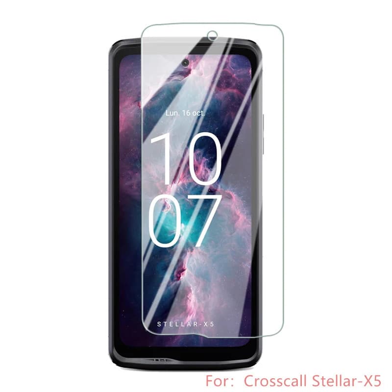 Protecteur d'écran 2.5D pour Crosscall Stellar-X5, verre trempé pour Crosscall Stellar-X5, housse de