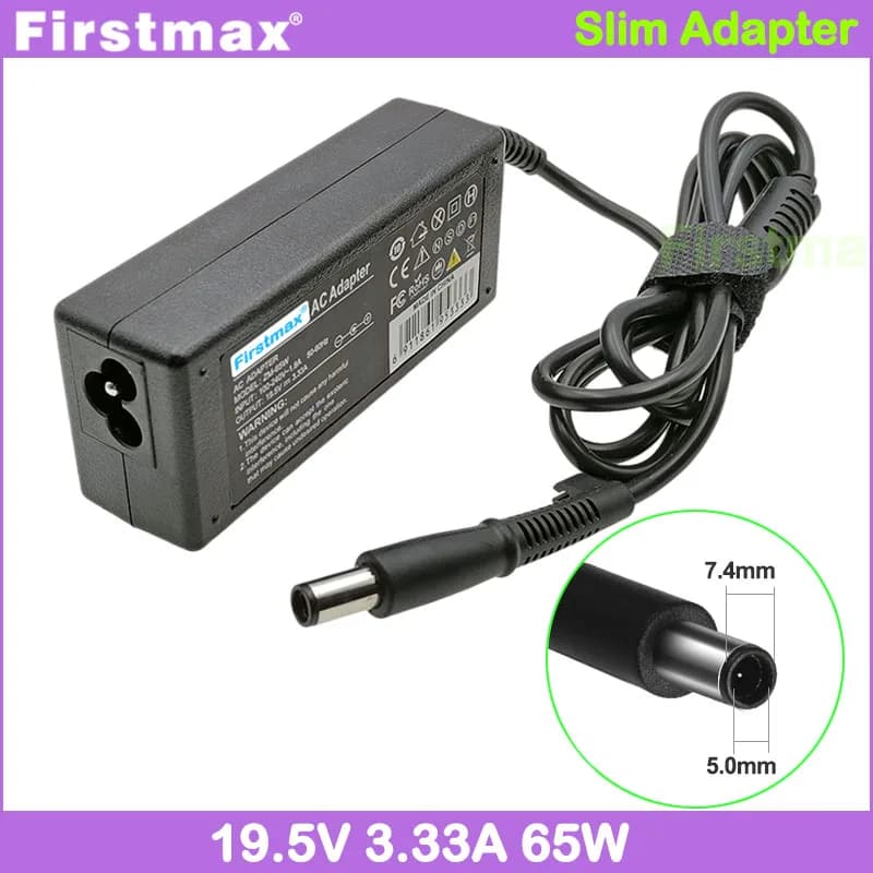 Alimentation 19.5V 3.33A 65W Chargeur pour HP ProPle430 440 445 450 G1 Nip455 470 Nip640 645 650 G1
