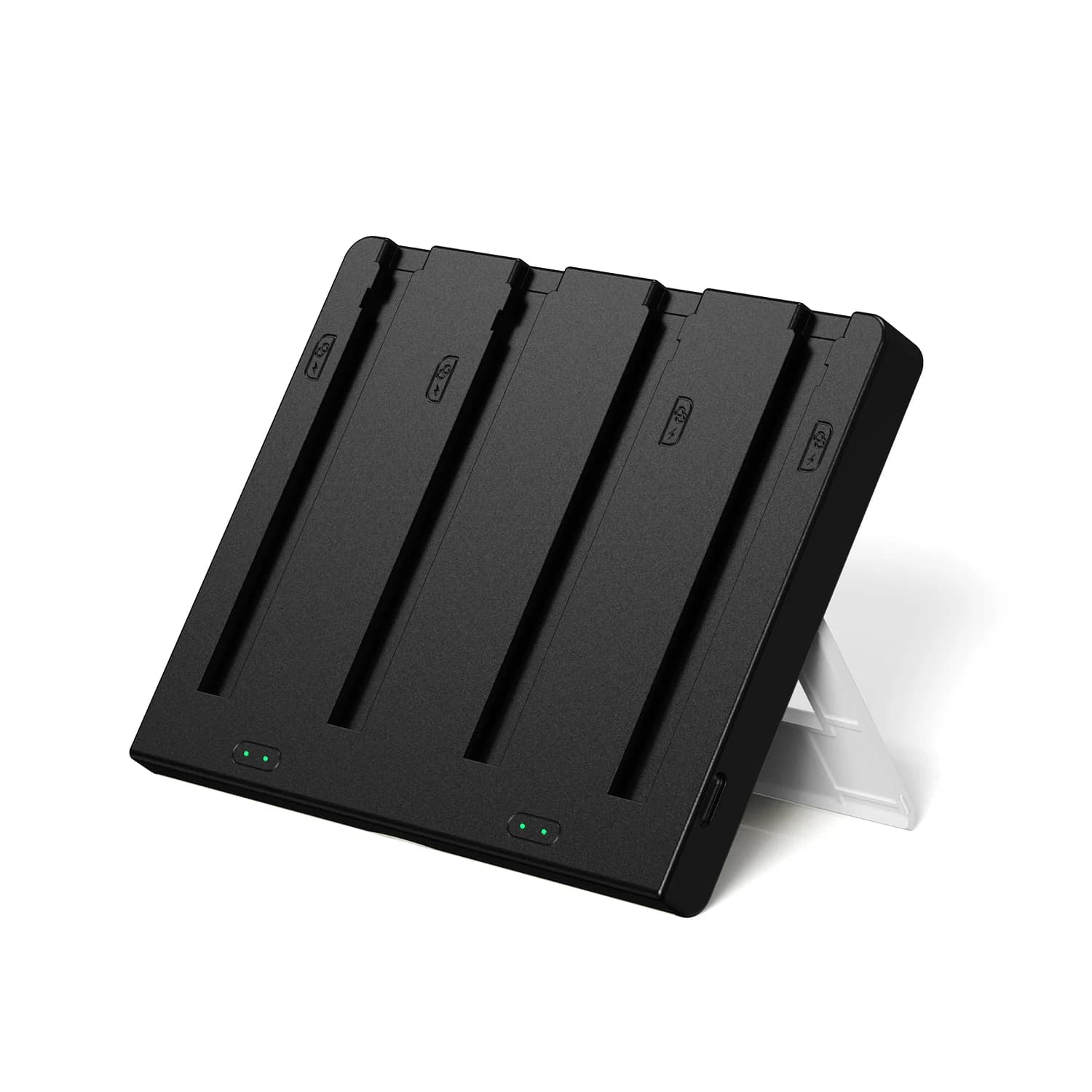 Station de charge pour manettes NS Switch/OLED, support de charge rapide à 4 emplacements avec indic