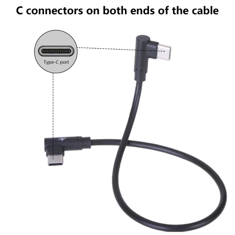Câble USB 3.1 type C mâle vers USB C mâle, câble de charge rapide 40W 480Mbps, câble d'extension de 