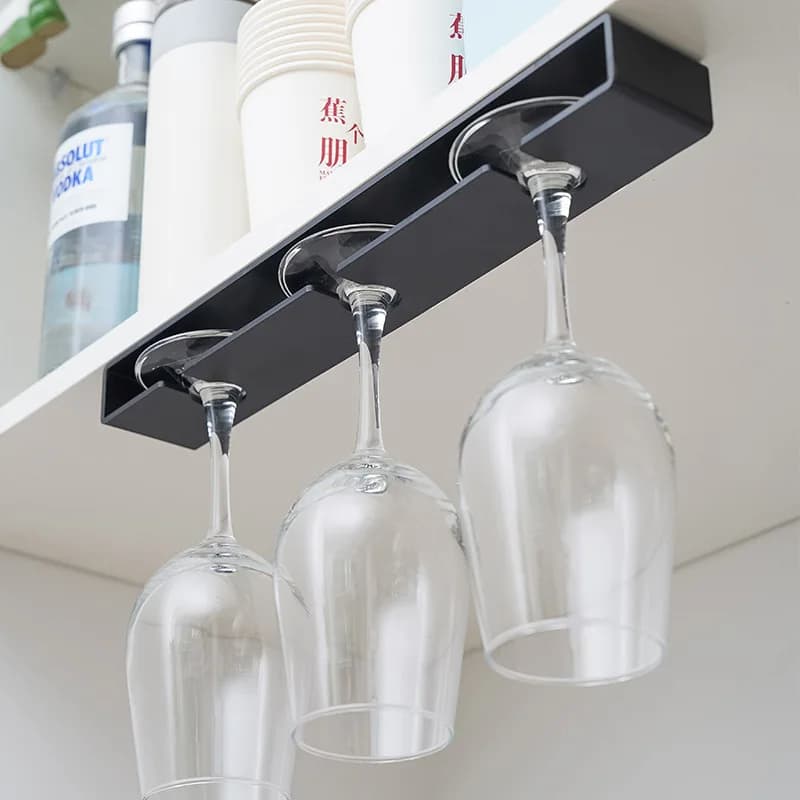 Support suspendu pour verre à vin rouge, support en plastique pour verre à vin rouge, permet de gagn