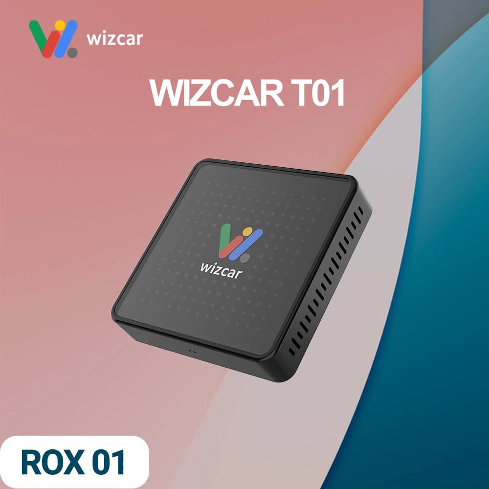Pour ROX 01 2024-2026 | WIZCAR T01 Android Auto Sans Fil compatible Google Maps Waze Spotify et Navi