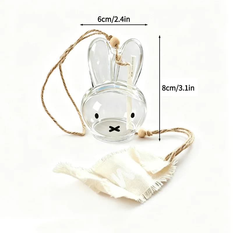 Carillons à vent Miffy, cloche à vent en verre, carillons à vent japonais, cloche décorative pour po