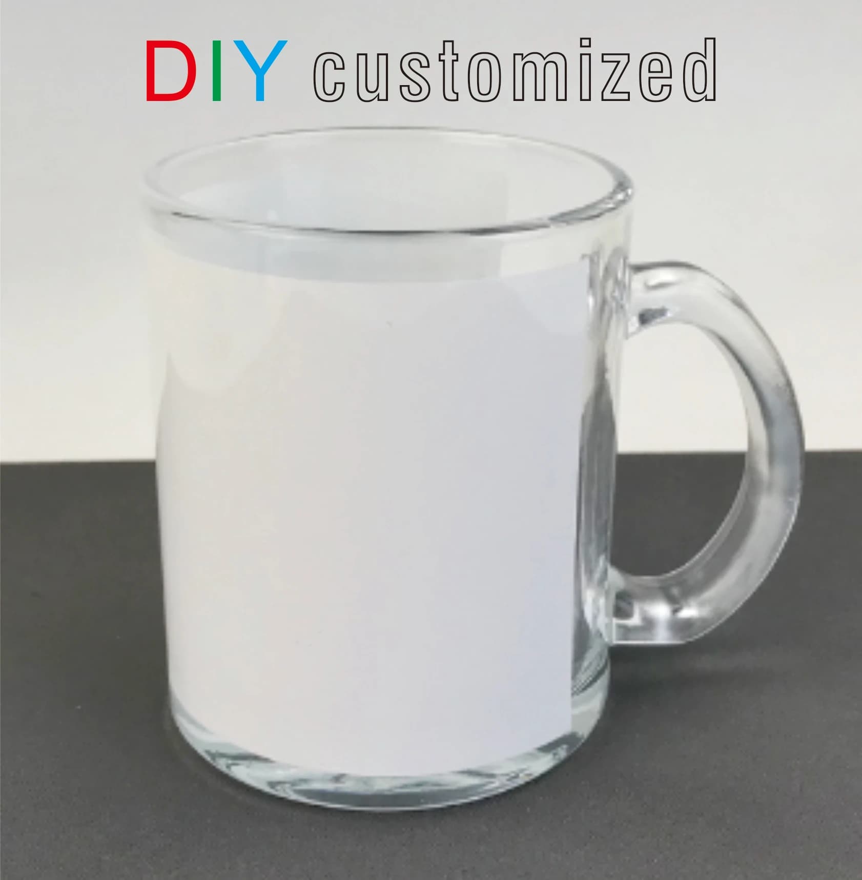 Bricolage personnalisé 320ML 11oz tasse en verre tasses personnalisées café lait tasse cadeau créati