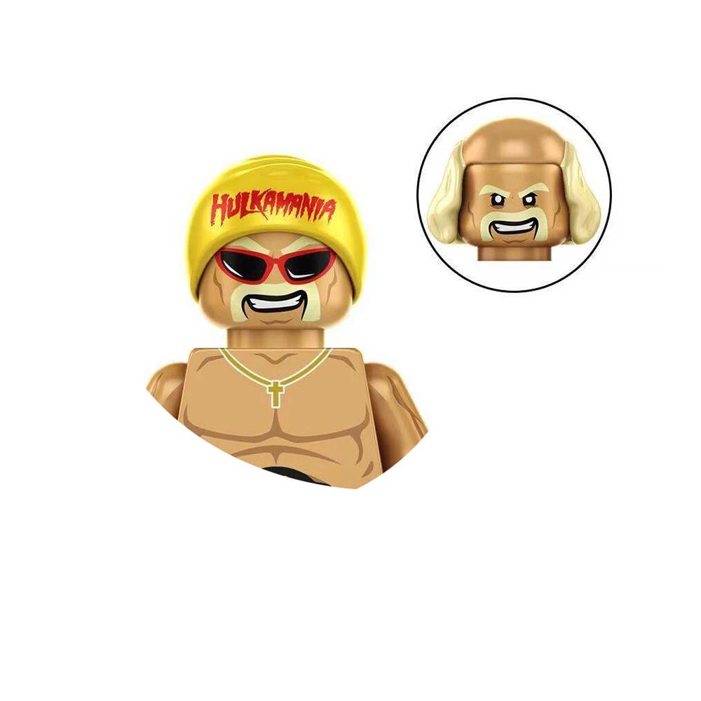 Figurines miniatures de rock stars, blocs de construction, style punk, personnage de musicien, briqu