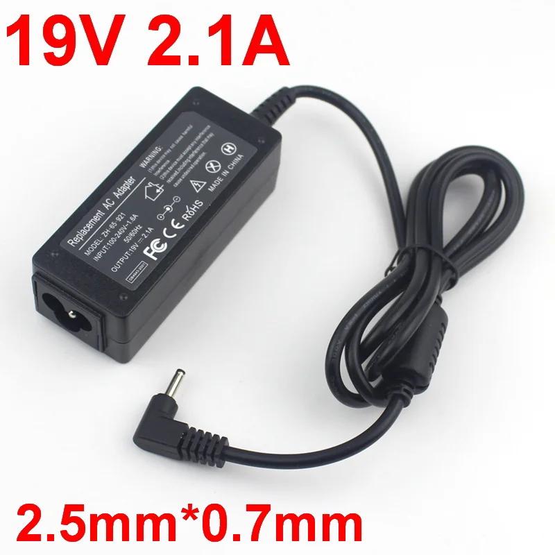 Chargeur d'alimentation AC 19V, 2,1 a, pour ordinateur portable ASUS EeePC X101CH T101H 1005HAB PC 1