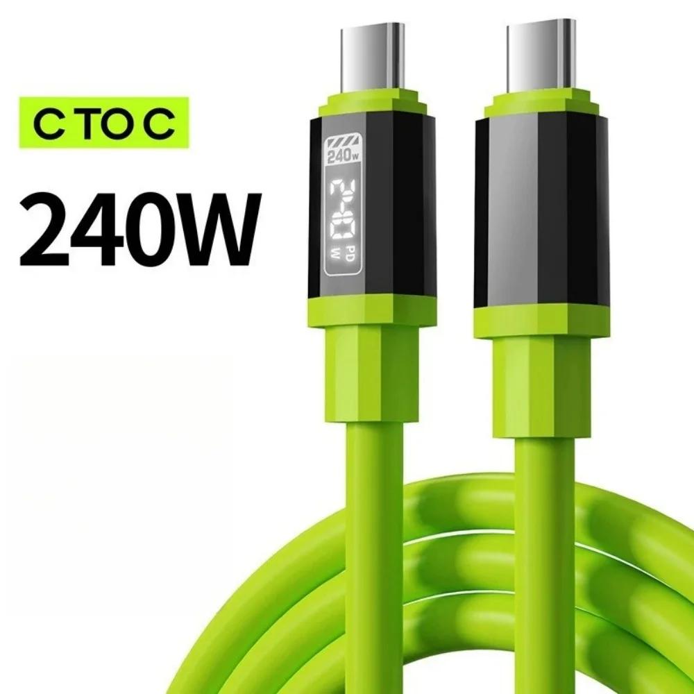 Chargeur Type C 6 en 1 240W, adaptateur d'alimentation pour téléphone à charge rapide PD, pour iPhon