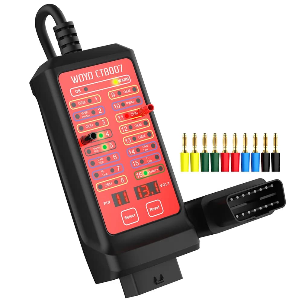 WOYO – testeur de Circuit de Bus CAN 12V 24V, diagnostic embarqué de véhicule, détection de rupture 