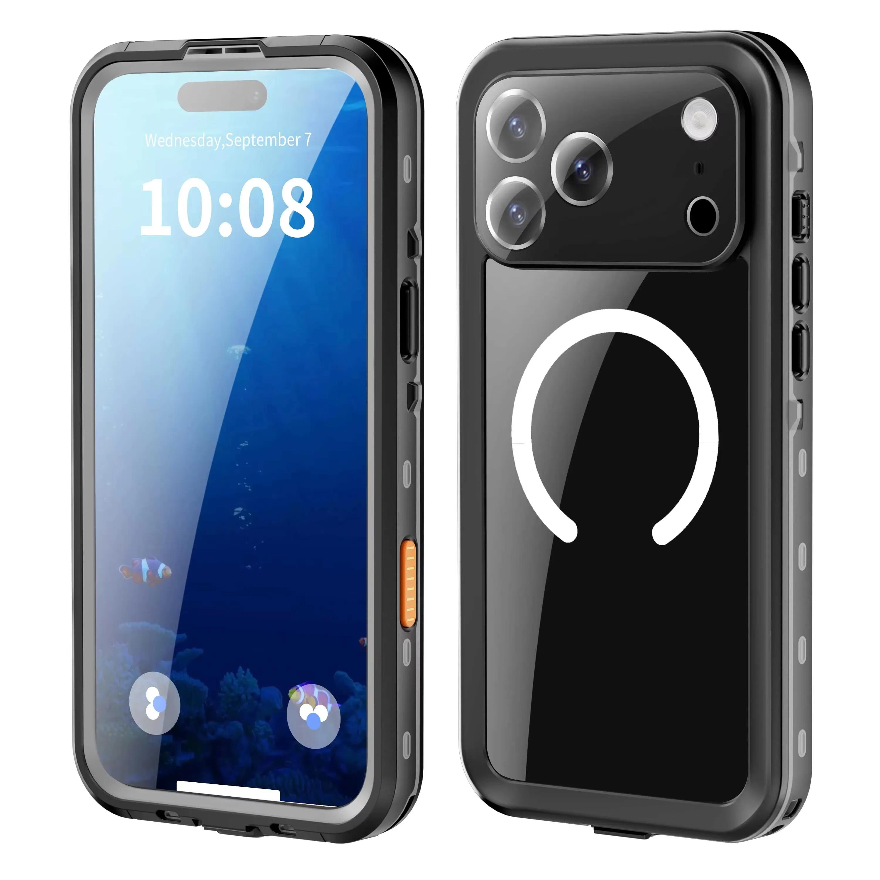 Coque de plongée étanche IP68, étui de Protection sous-marine anti-poussière pour iPhone Air 17 16e 