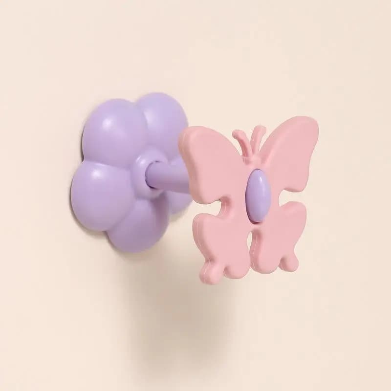 Organisateur de câbles adhésif Papillon, mignon et facile à fixer, pour le rangement des câbles de c