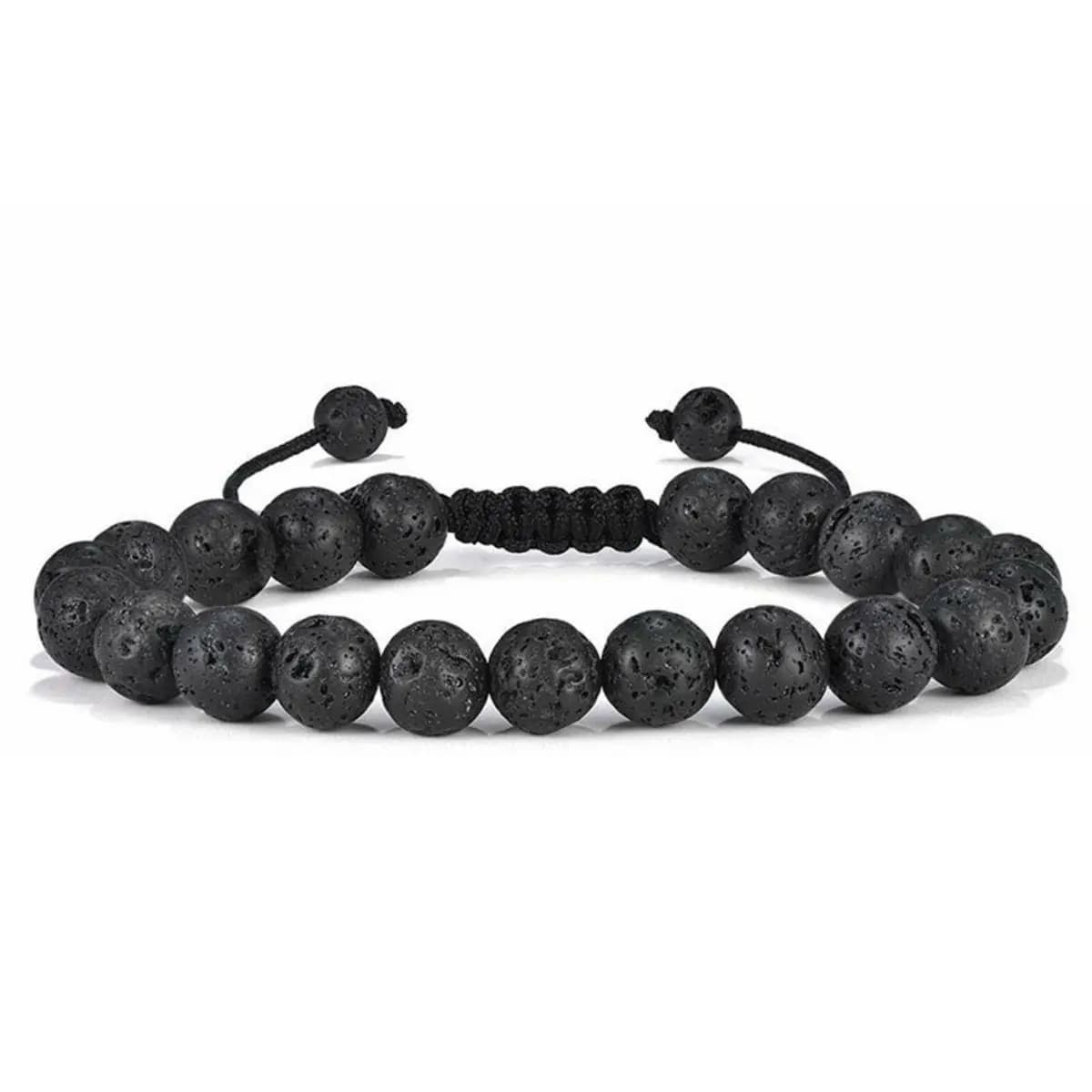 Bracelet yeux de tigre naturels, 3 styles, 8mm, Protection de roche de lave, fait à la main, cadeau