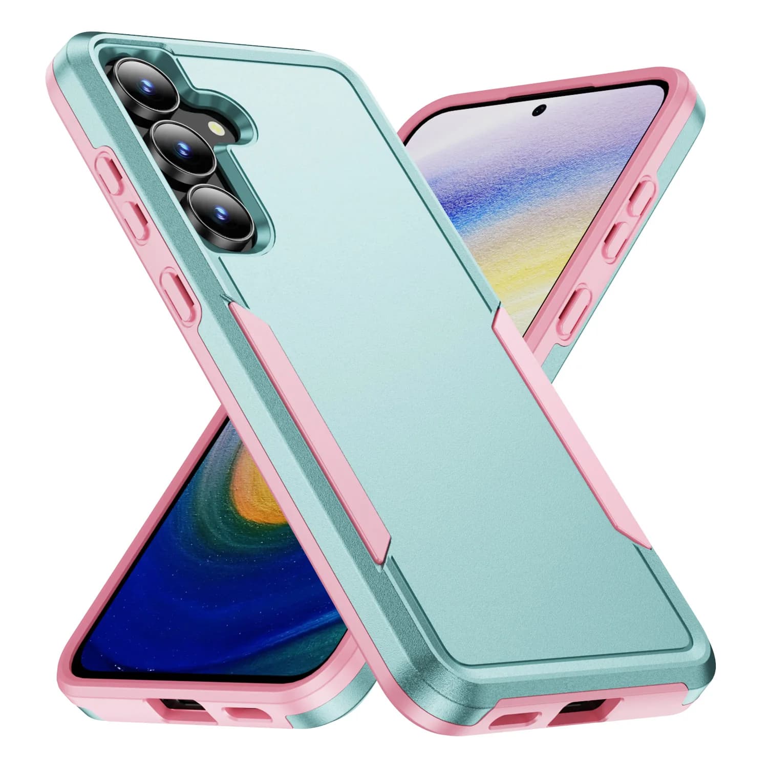 Étui de protection hybride double couche pour téléphone portable Samsung Galaxy A57 5G A17 A37 A56 A