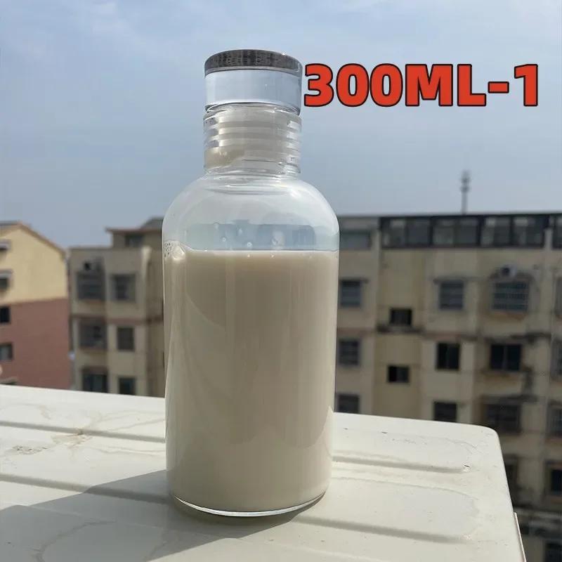 Bouteille d'eau en verre de grande capacité de 300 à 1000ml, avec couvercle de marqueur de temps pou