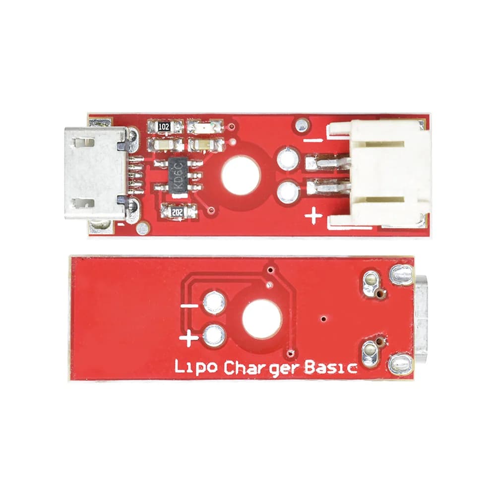 Chargeur de batterie au lithium Ve Fuchsia, carte de charge petmicro USB, basique, 3.7V, 500mA, tech