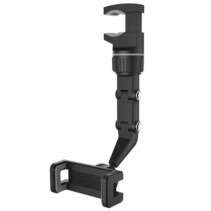 Support de téléphone de rétroviseur pour voiture, 360 °   Support de téléphone rotatif, support GPS 