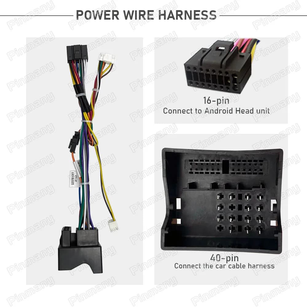 Câble d'alimentation autoradio, faisceau de câbles, décodeur CANBus VWC11 pour VW Lavida Passat Polo