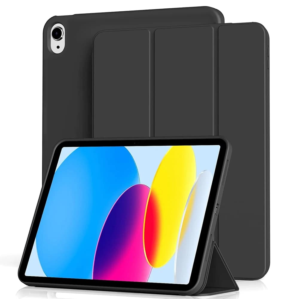 Étui pour iPad (A16) 11e et 10e génération, 5e-9e génération, Air 4-7, Mini 1-7, Pro 12.9, avec fonc