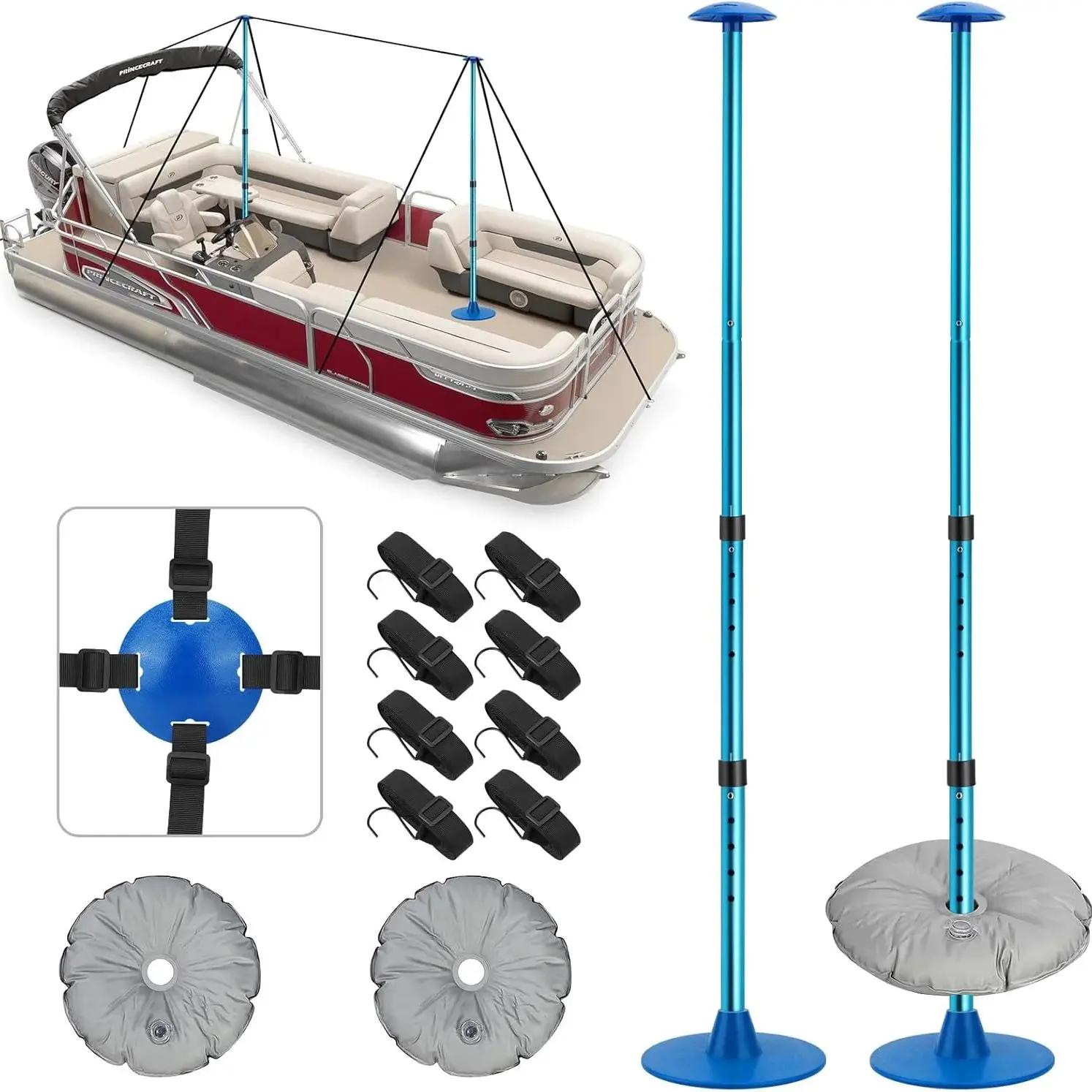 Poteaux de Support de couverture de bateau, système de Support de poteau de couverture de bateau rég