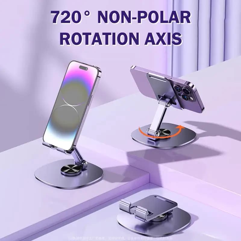 Support de téléphone portable rotatif pour table
