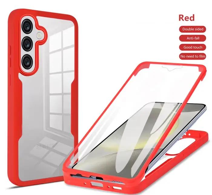 Coque entièrement transparente 360 pour Samsung Galaxy A16 A26 A36 A56 A06 M06 F06 5G, antichoc, TPU