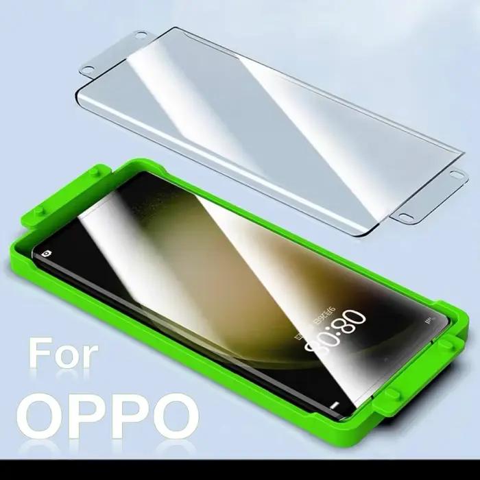 Protecteur d'écran antidéflagrant pour OPPO Find X2 X3 X5 X6 X7 Ultra Pro Plus, avec Kit d'installat