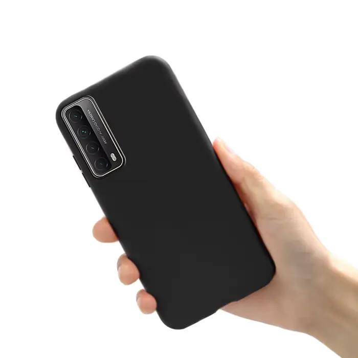 Huawei Y7A 2020 étui de luxe couleur bonbon mat coque de téléphone pour Huawei P Smart 2021 pare-cho