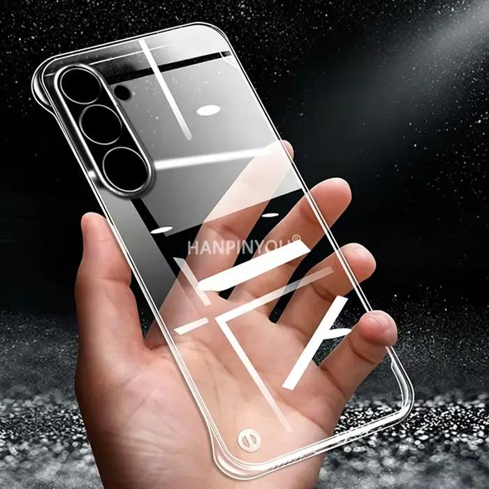 Coque transparente ultra-fine sans cadre pour Samsung Galaxy A57 A56 A55 A37 A17, protection de l'ap