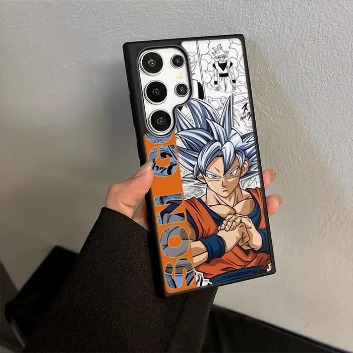 Mignon Anime Dragon Ball 3D changement visuel coque de téléphone pour Samsung Galaxy S25 S24 S22 S23