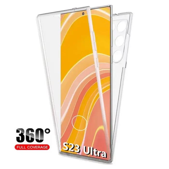 Coque de Protection avant et arrière complète en Silicone 360, étui transparent pour Samsung Galaxy
