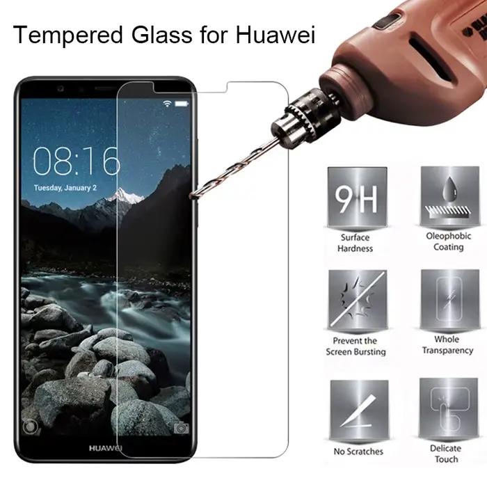 Protecteur d'écran, en verre trempé dur, pour Huawei Mate 10 Mate 20 Mate 30 Pro Lite 7 Mate 8 Mate