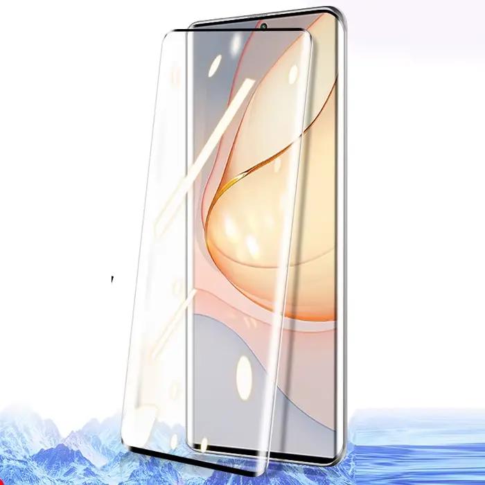Verre trempé d'origine entièrement incurvé 3D pour ZTE Axon 30 40 Ultra film de protection d'écran p