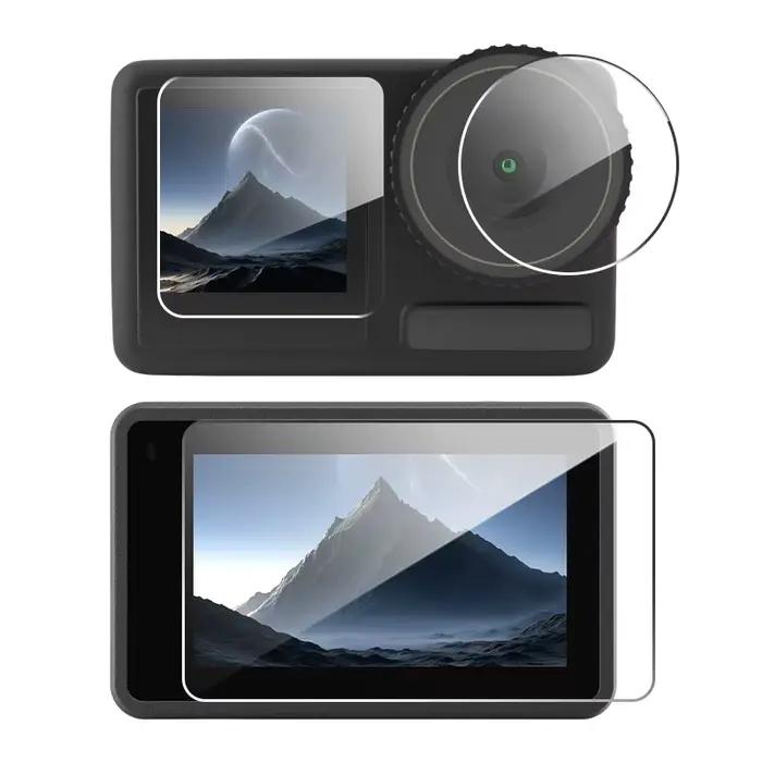 Protecteur d'écran HD pour DJI Osmo Action 6 5 4 3 Action 5 Pro, Film de protection d'objectif de ca
