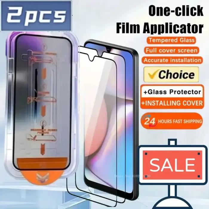 Protecteur d'écran pour Samsung Galaxy S25 S24 Plus, Installation facile, verre trempé pour Samsung