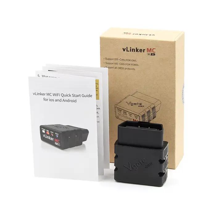 OBDIICAT-VLinker MC/MC + ELM327 Bluetooth3.0/ 4.0 OBD2 ELM 327 Wifi Diagnostic de voiture pour IOS A