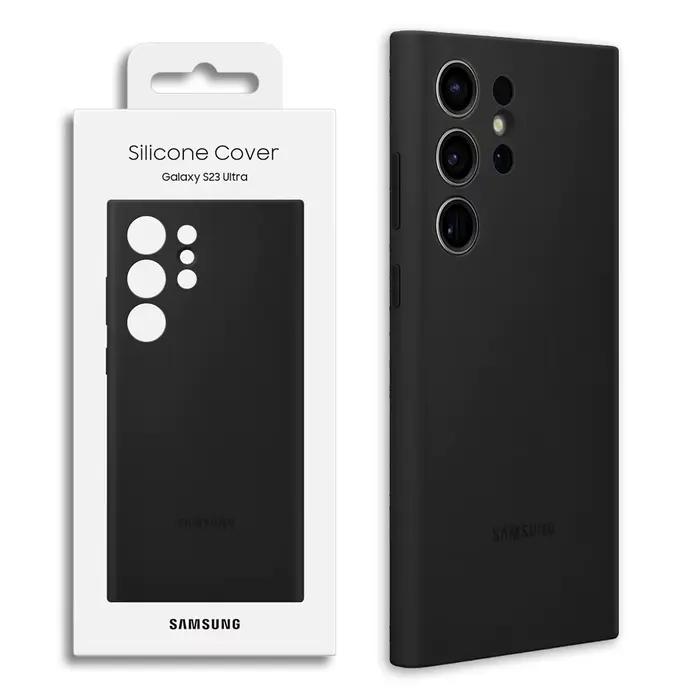 Coque originale en Silicone souple de haute qualité pour Samsung Galaxy S23 Ultra S23 Plus, coque de