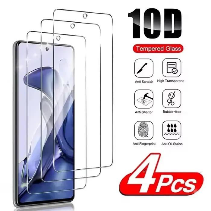 Protecteur d'écran pour Xiaomi Redmi Note 13 14 12 11 12s 10 8 9 Pro 14C 12C 13C, 4 pièces, verre tr