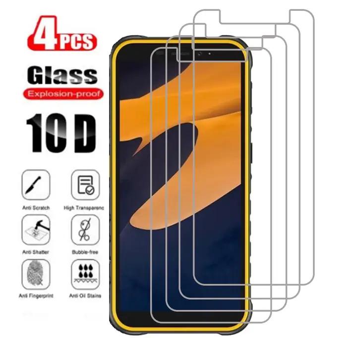4 pièces verre de Protection pour Ulefone Armor 11 5G 11T 12 10 9E 9 8 7 6 5 Pro X8 X7 X5 X6 6E 7E 6