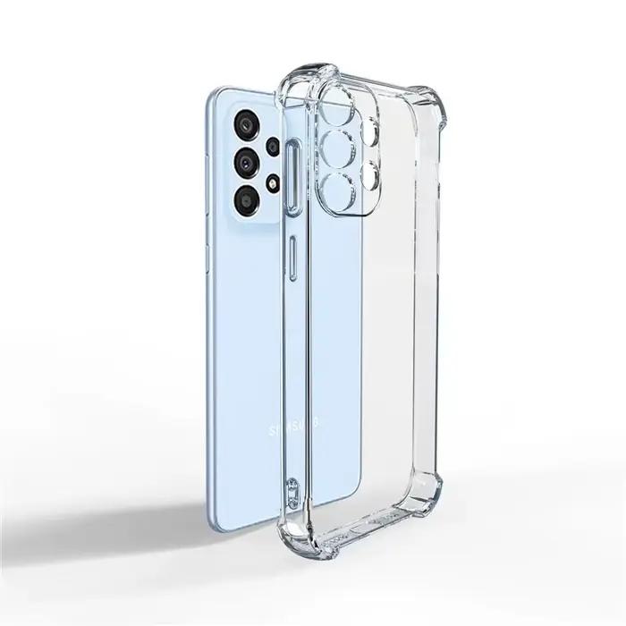 Coque en silicone transparent antichoc pour Samsung, A15 A25 A35 A55 A54 A34 A14 A04 A53 A73 A33 A23