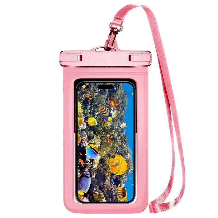 Coque de téléphone étanche pour iPhone, coque de téléphone universelle, sac de natation, eau verte,