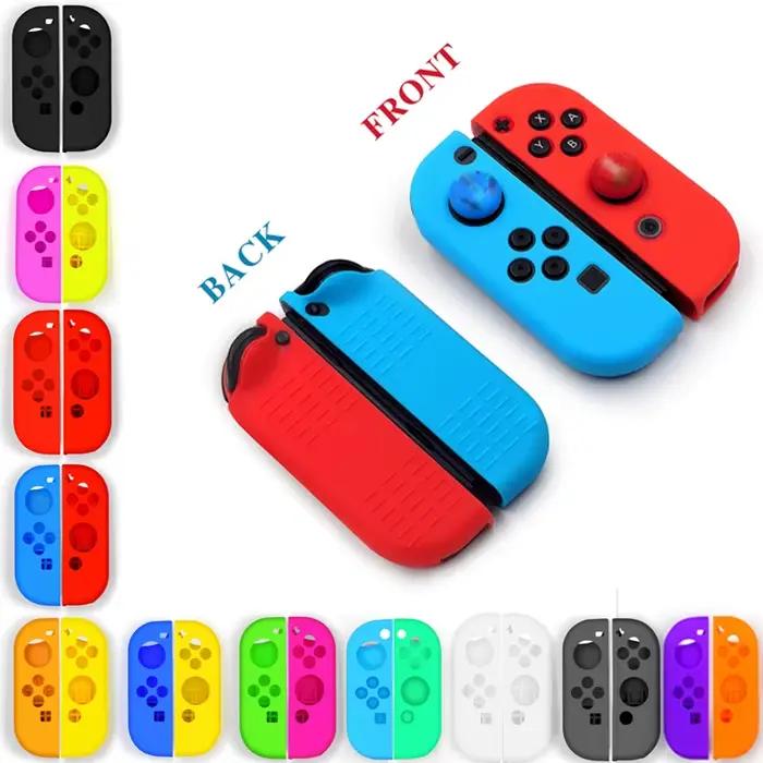 Coque en silicone pour manette Switch Joycon, accessoires de remplacement Nintendo Switch OLED, poig