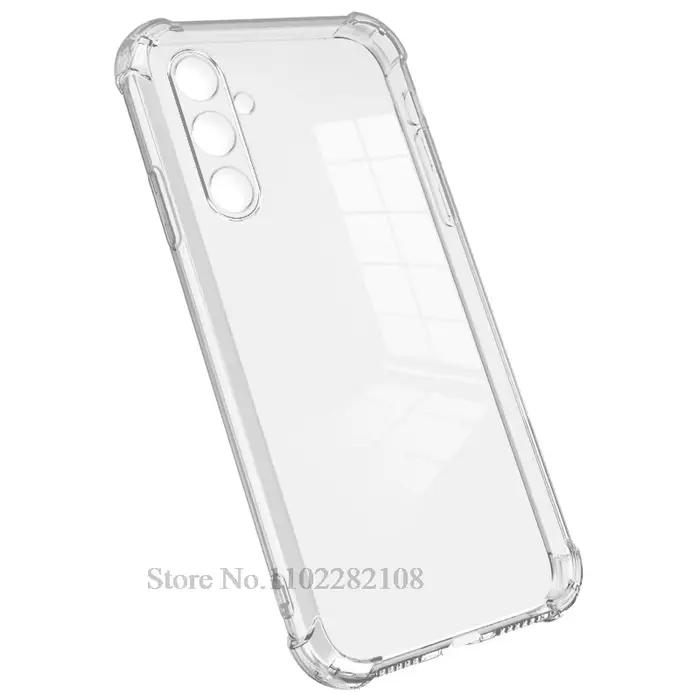 A17 Coque pour Samsung Galaxy A17 Coque antichoc couverture arrière Coque en silicone transparente p